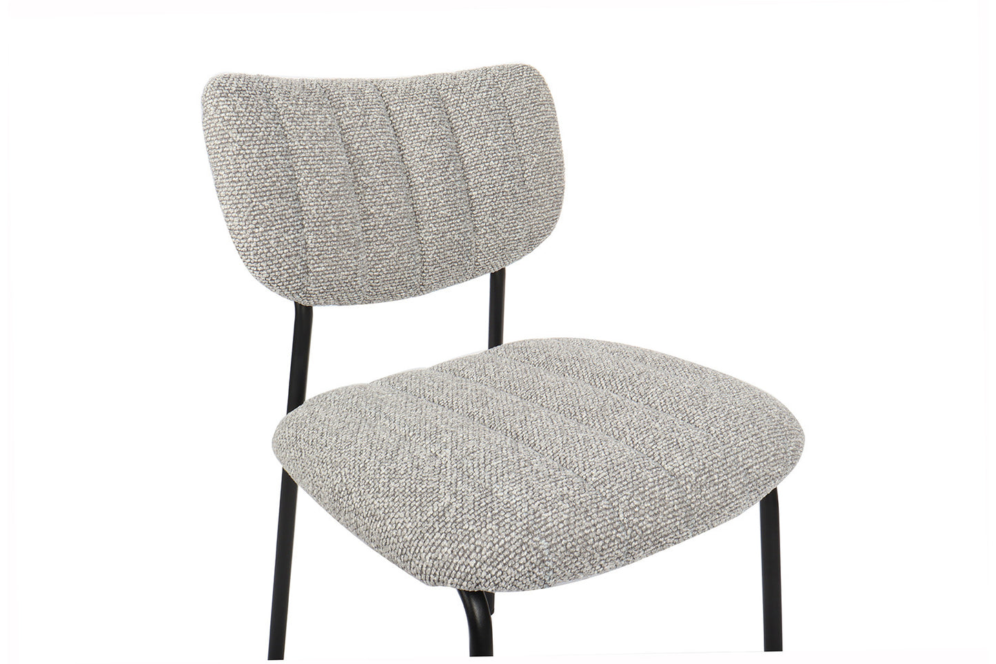 Chaise Antura Tissu Ote Gris clair