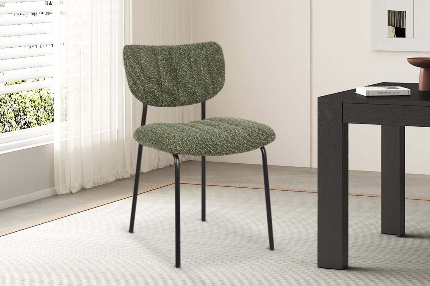 Chaise Antura Tissu Ote Vert