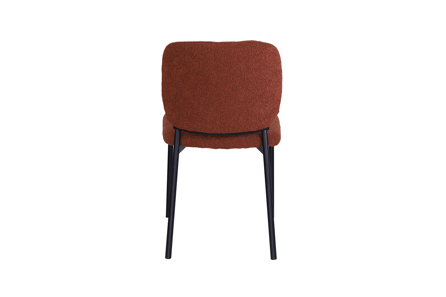 Chaise Sofia Structure en Métal Noir Tissu