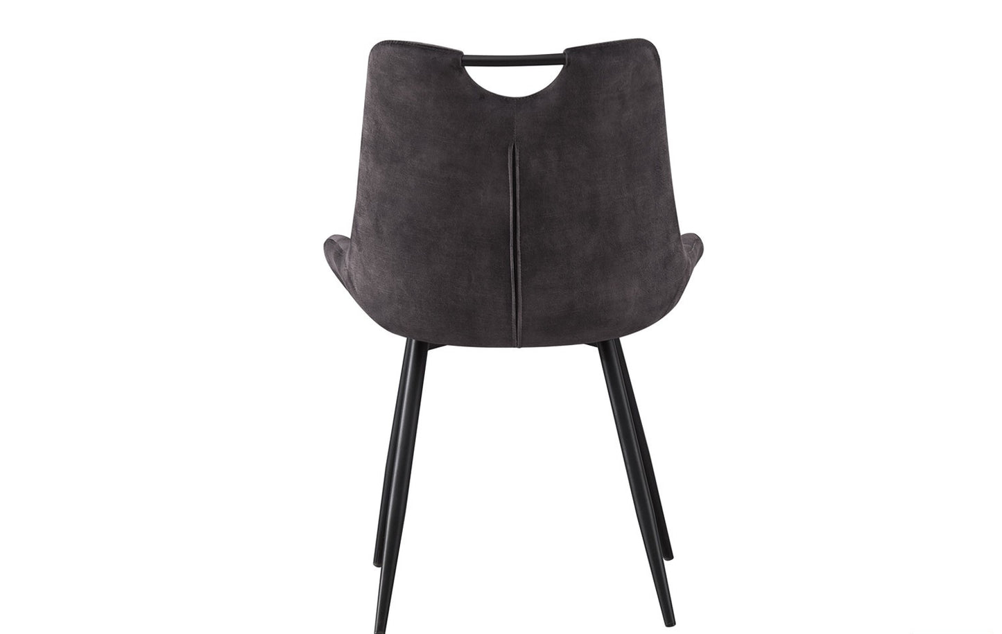 Chaise Nina Velours Gris