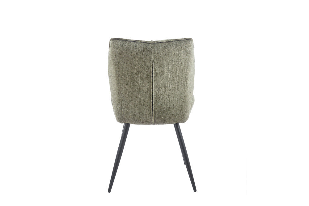 Chaise Faye Tissu Marbella 2 Coloris : Vert et Bleu