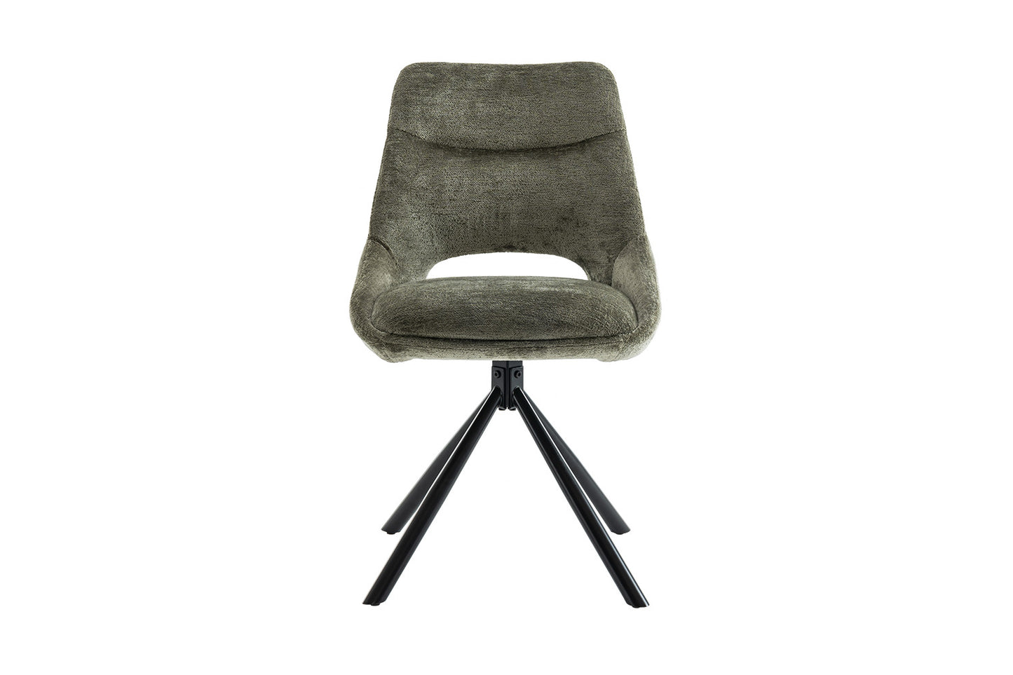 Chaise Dante Tissu Vert