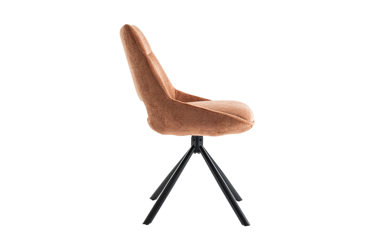 Chaise Dante Tissu Rouille