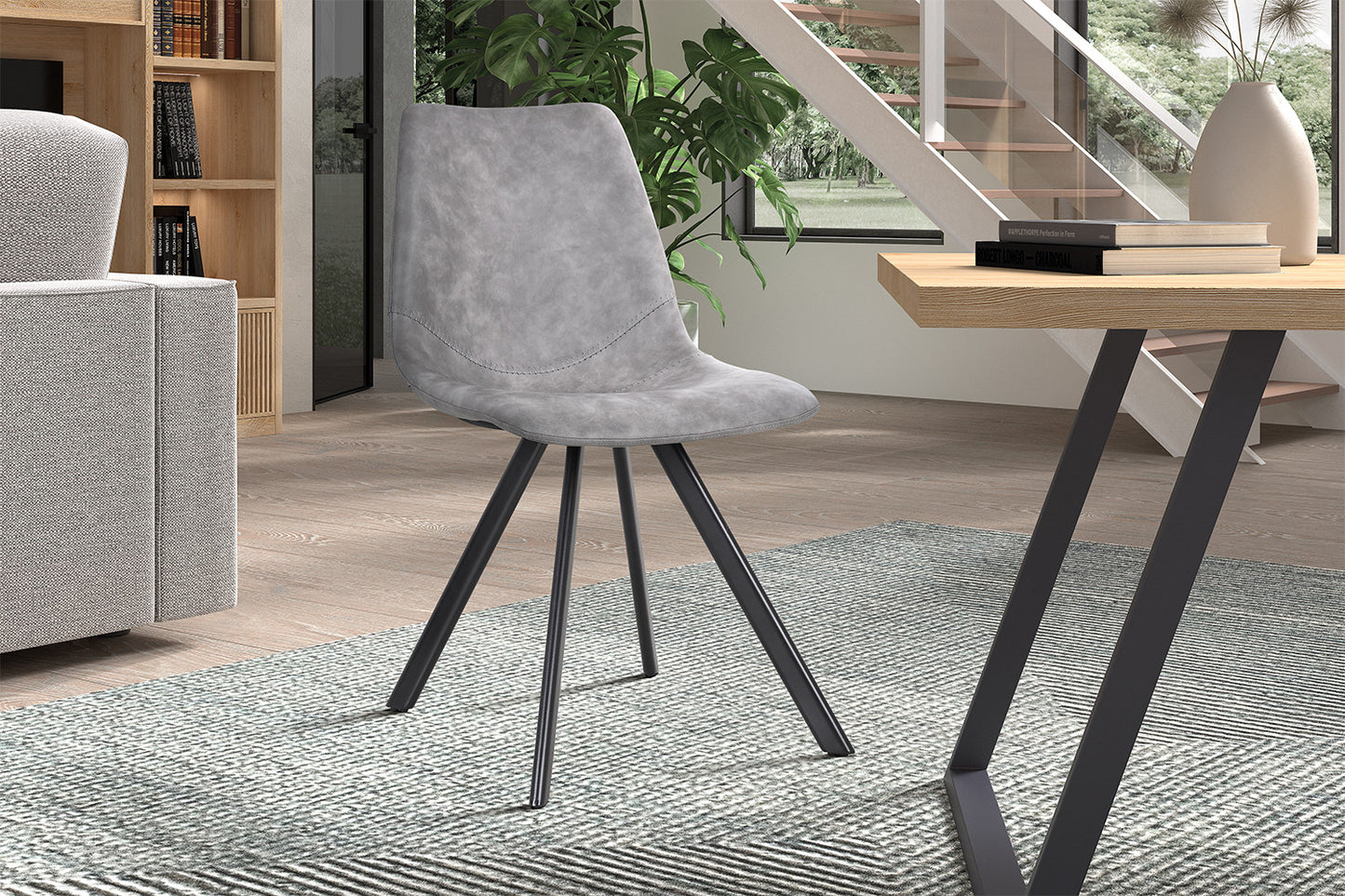 Chaise Emma Gris foncé