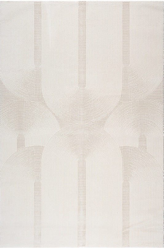 Tapis Signo crème Merinos 1904 – poils courts lavable