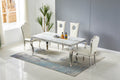 Table à manger Baroque chrome