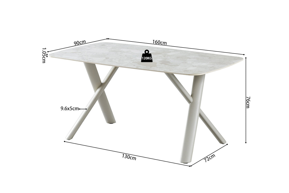 Table Orion Pierre beige