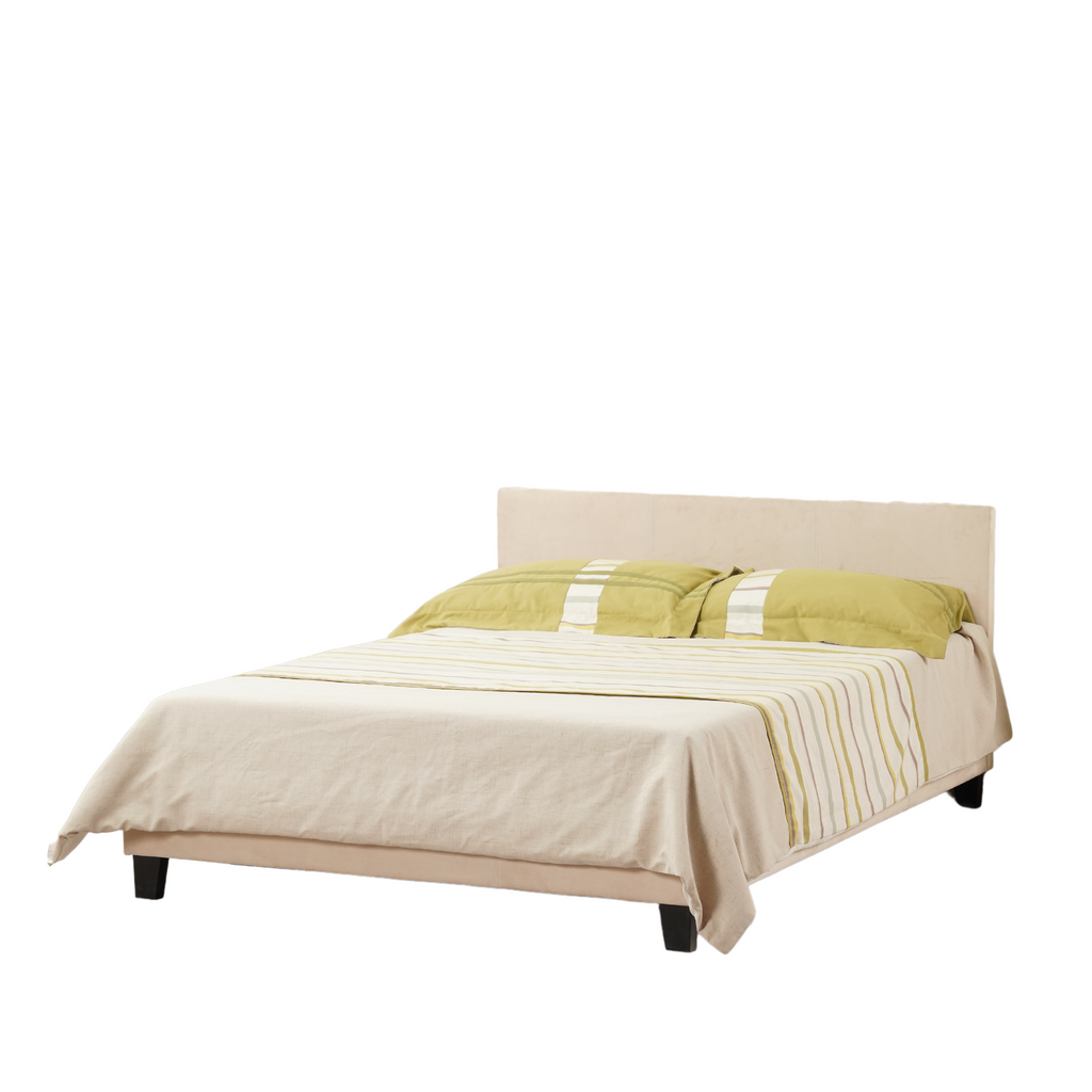 Lit Melbourne Velours - 160x200, Beige
