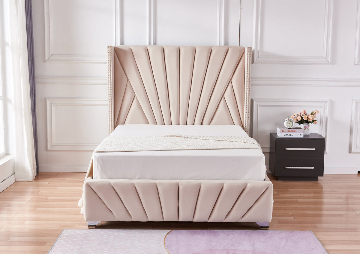 Lit Bonifacio - 140x190, Beige