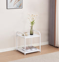 Chevet Astra Epoxy - 42x39x46, Blanc