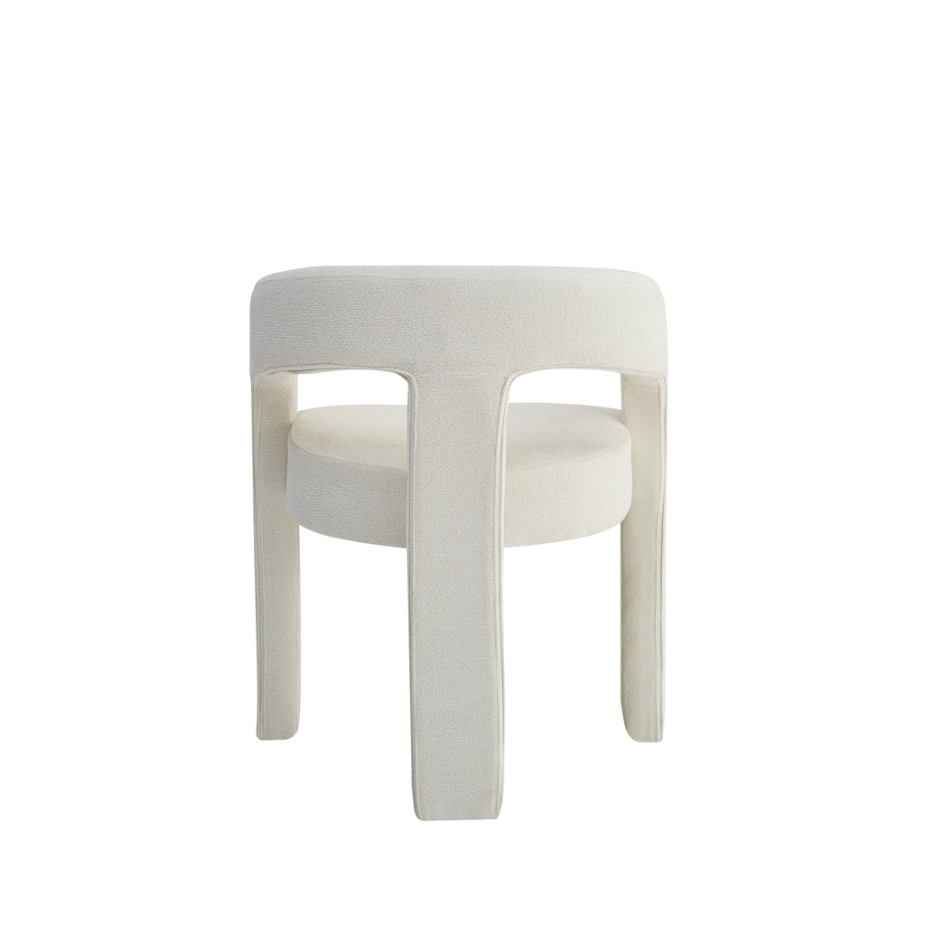 Chaise Maestro pieds Metal Tissu Marbella beige