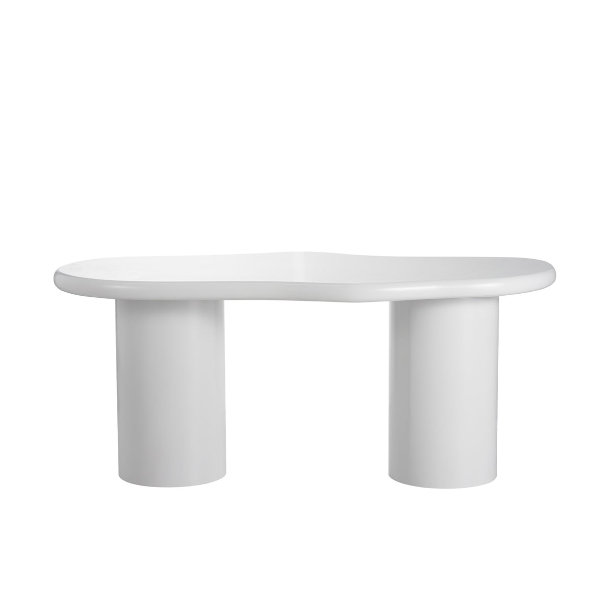 Table Repas Curve Blanc 180X90