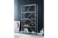 Etagere Geomag Chrome Transparent 100X30X180Cm