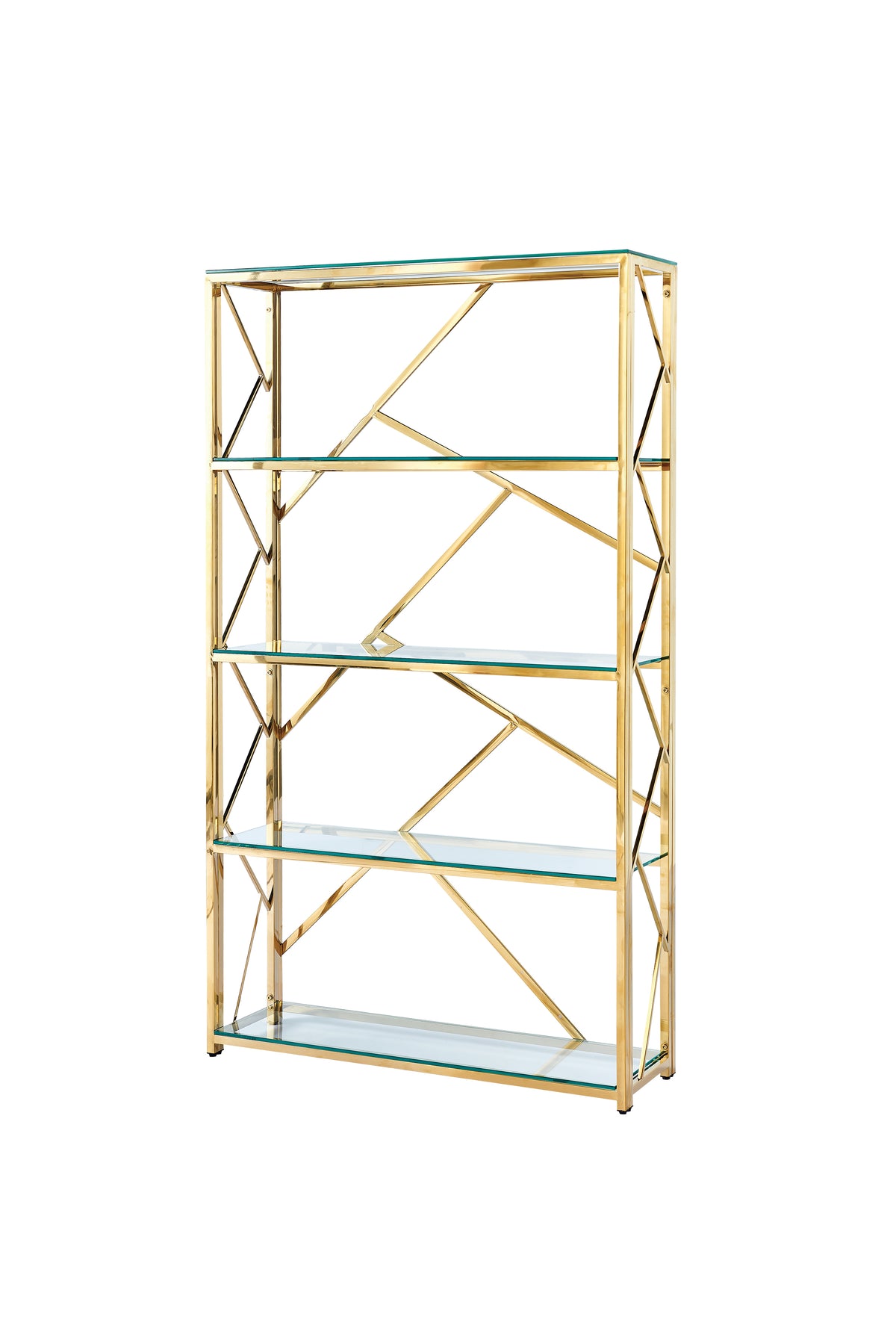 Etagere Geomag Gold Transparent 100X30X180Cm