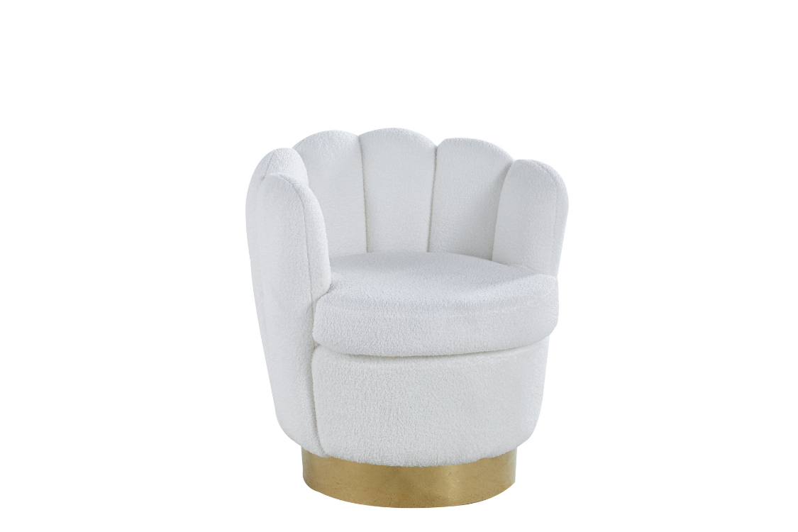 Fauteuil Boudoir Rotatif Molletonne Doudou