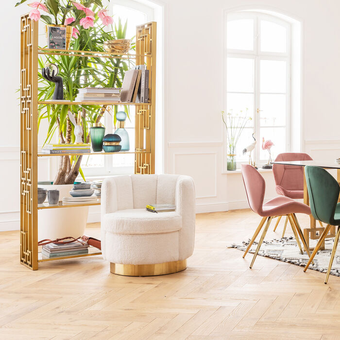 Fauteuil Boudoir Rotatif Molletonne Doudou