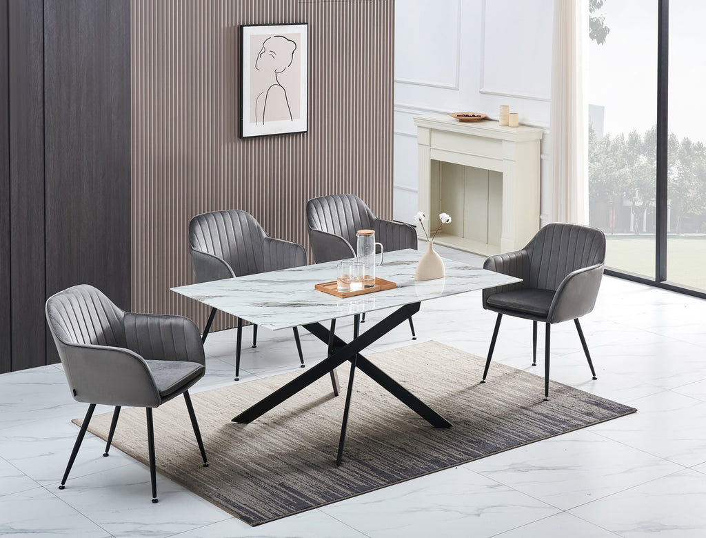 Table Rectangulaire Jessica 180X90X75Cm