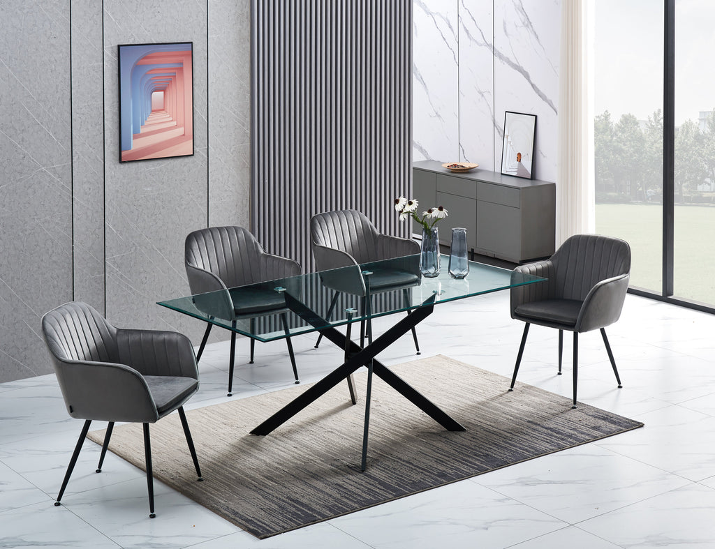 Table Rectangulaire Jessica 180X90X75Cm