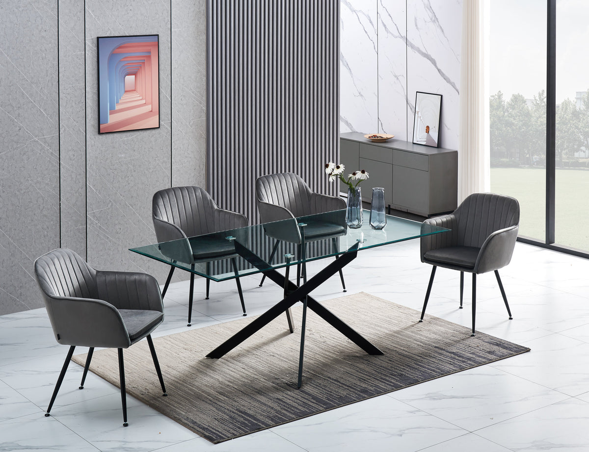 Table Rectangulaire Jessica 180X90X75Cm