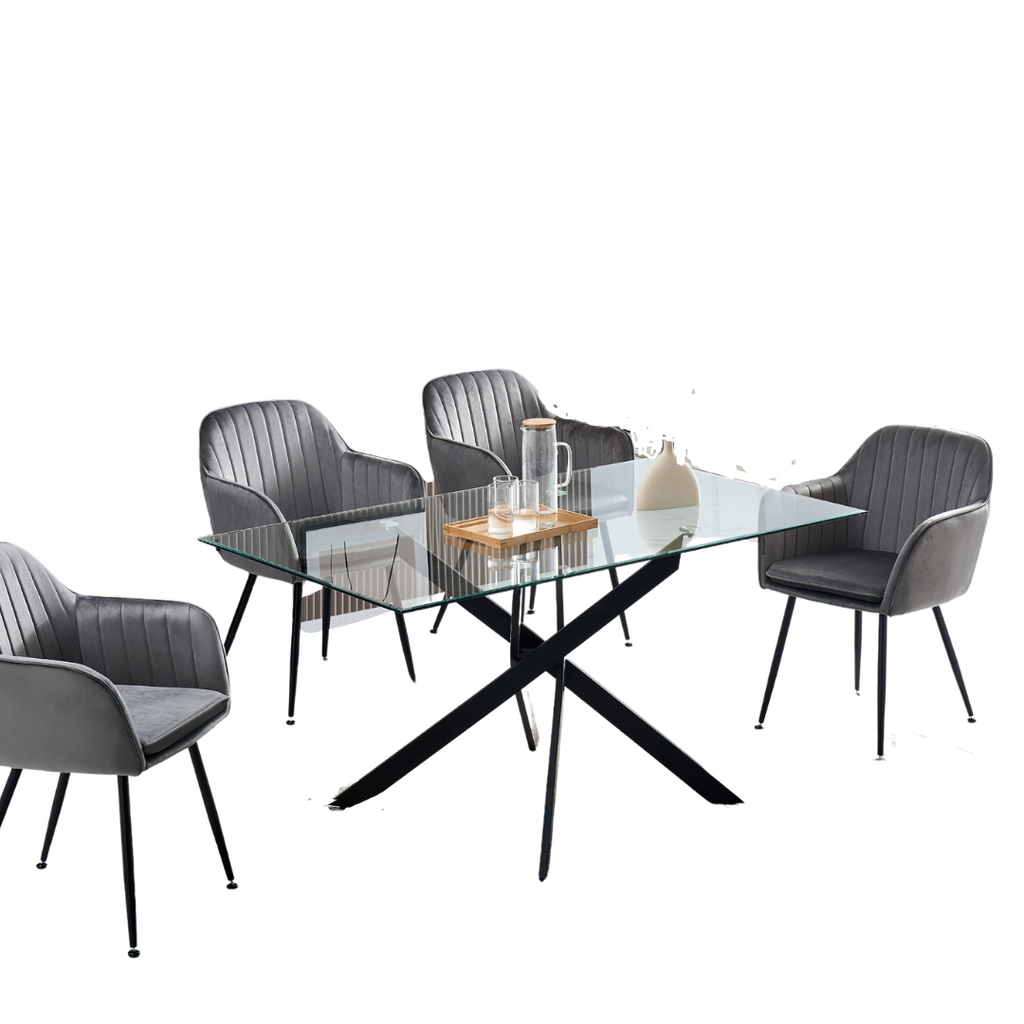 Table Rectangulaire Jessica 180X90X75Cm