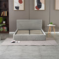 Lit Coffre Maia Cotele - 140x190, Gris