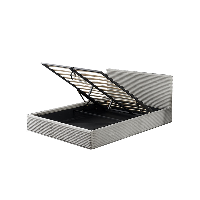 Lit Coffre Maia Cotele - 140x190, Gris