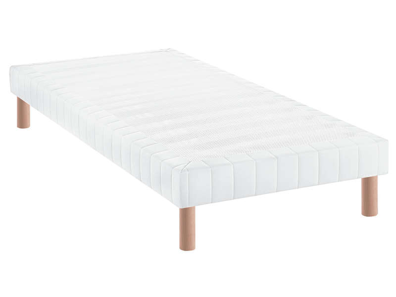 Sommier Tapissier 90X190 Cm + Pieds Offerts