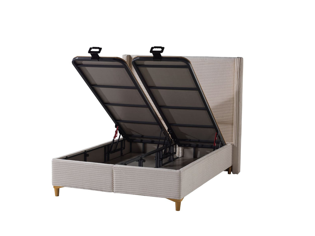 Lit Coffre Venus Cotele - 140x190, Beige