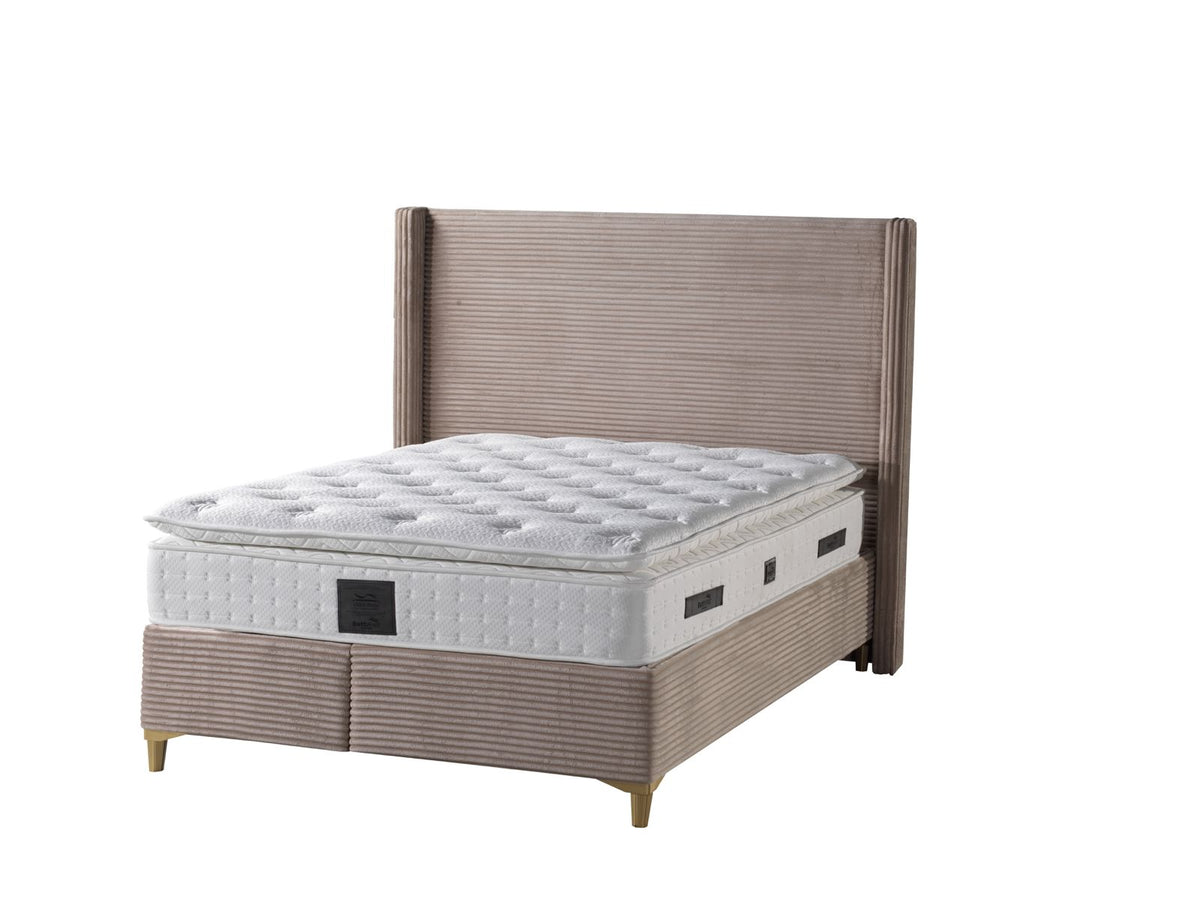 Lit Coffre Venus Cotele - 140x190, Taupe