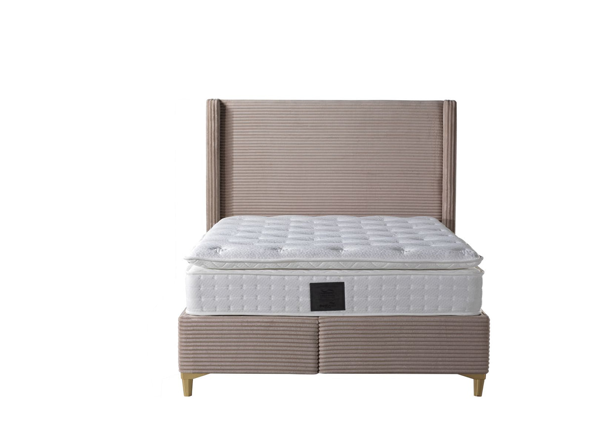 Lit Coffre Venus Cotele - 140x190, Taupe