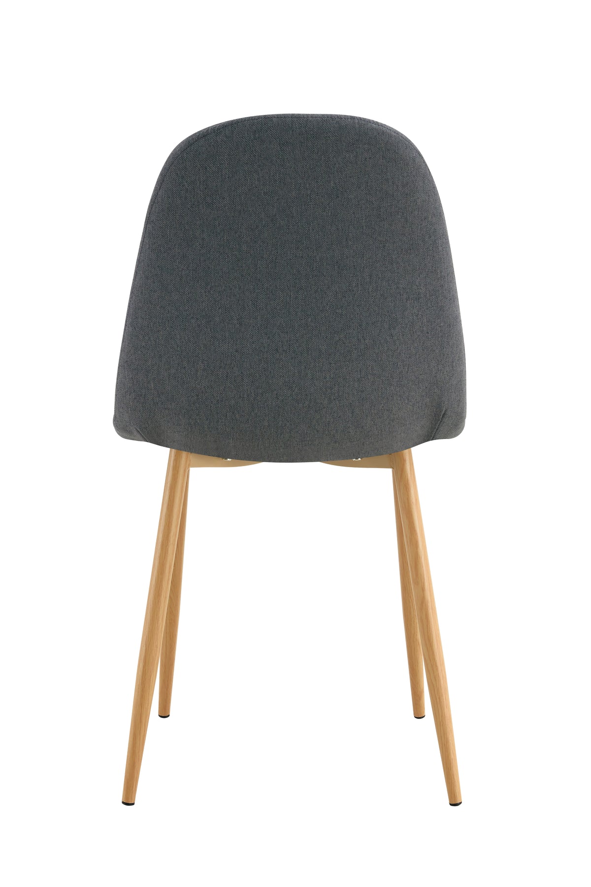 Chaise Scandinave Pied Bois Tissu - Anthracite