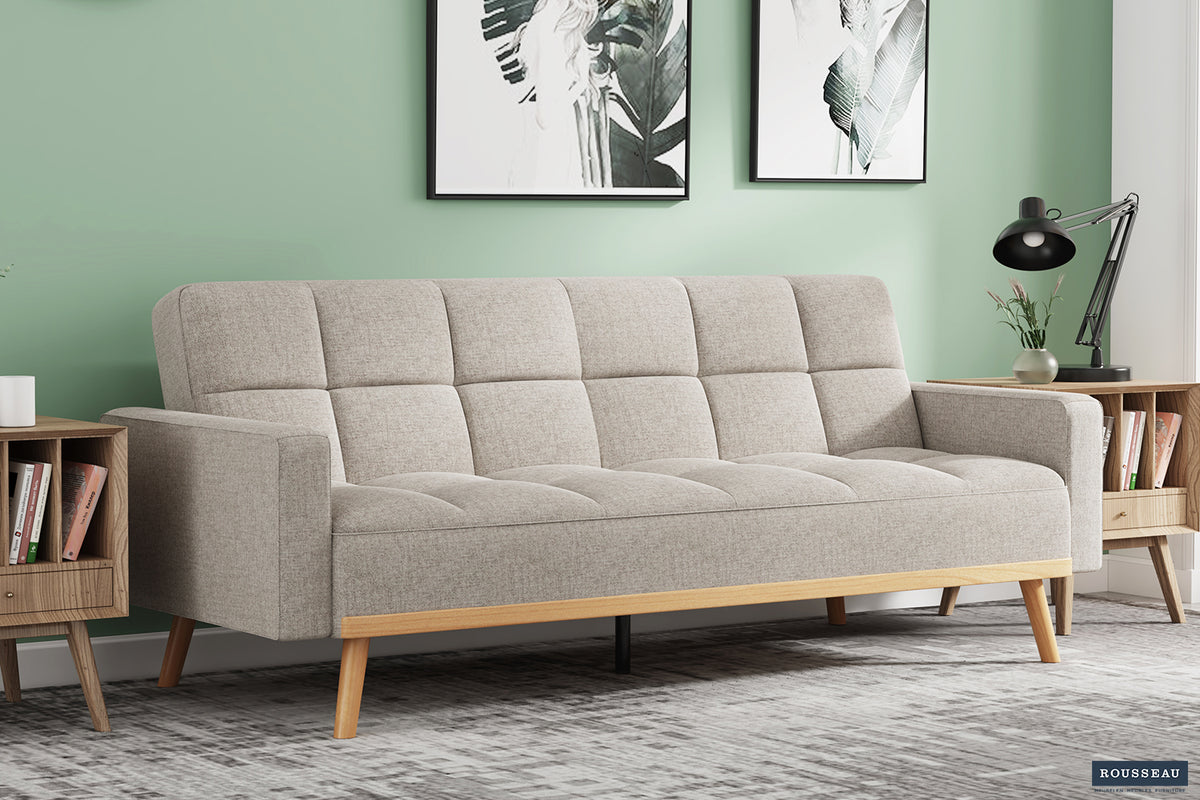 Canapé-lit Adana Tissu Beige