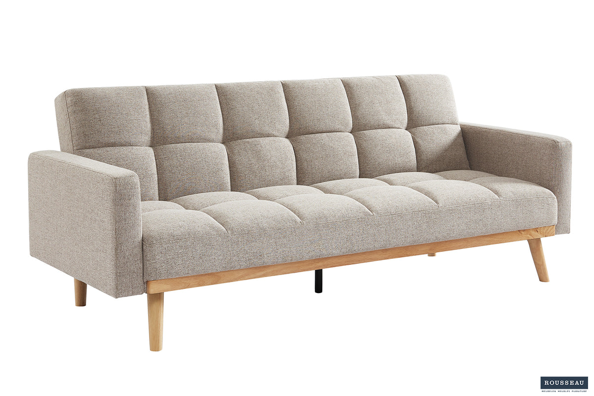 Canapé-lit Adana Tissu Beige