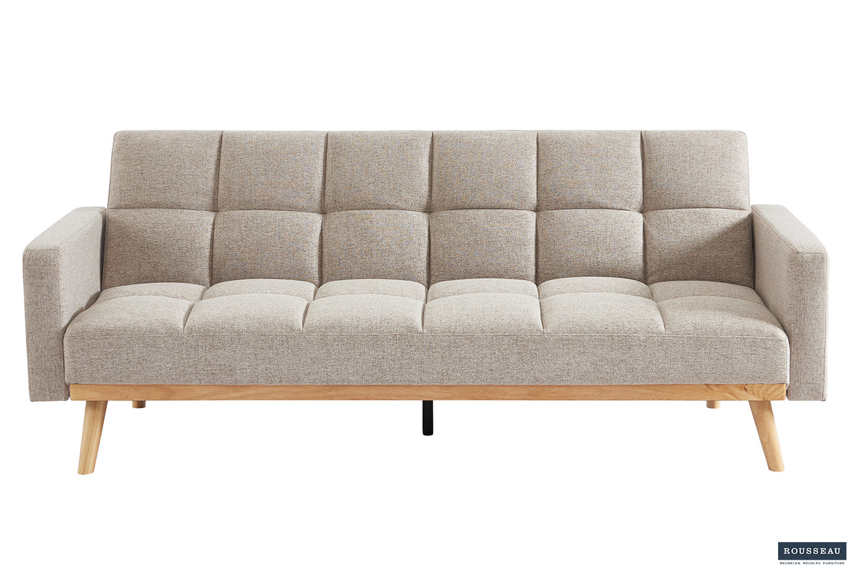 Canapé-lit Adana Tissu Beige