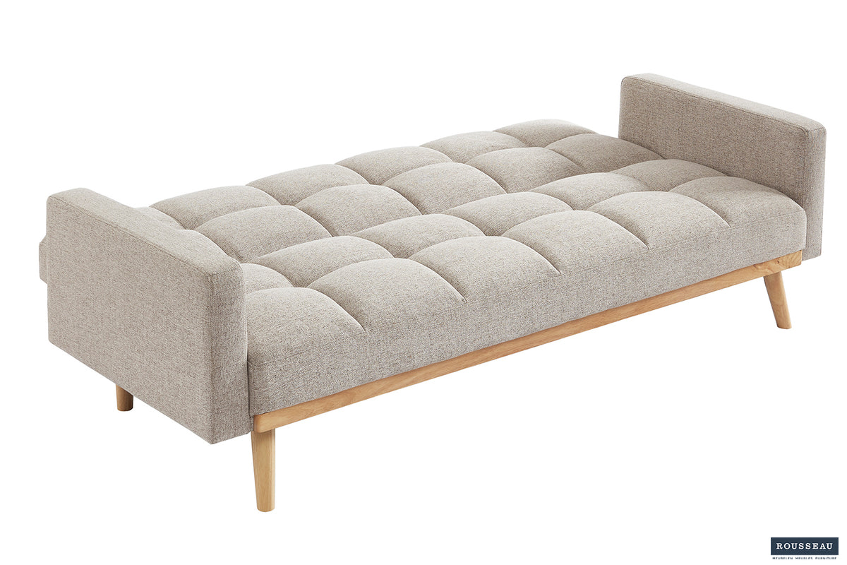 Canapé-lit Adana Tissu Beige