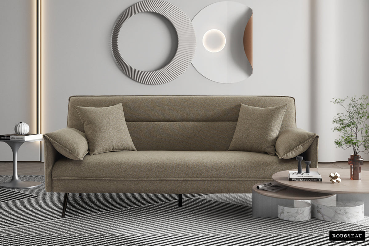 Canapé-lit Sivas Tissu Beige
