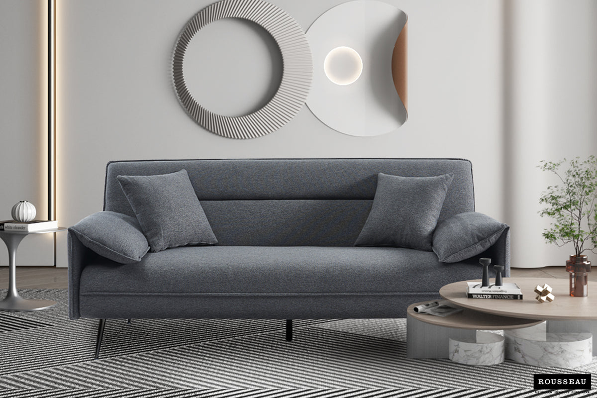 Canapé-lit Sivas Tissu Gris