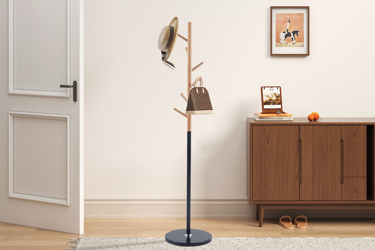 Porte-manteau Viola Noir mat