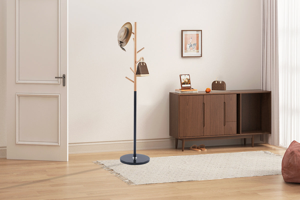 Porte-manteau Viola Noir mat