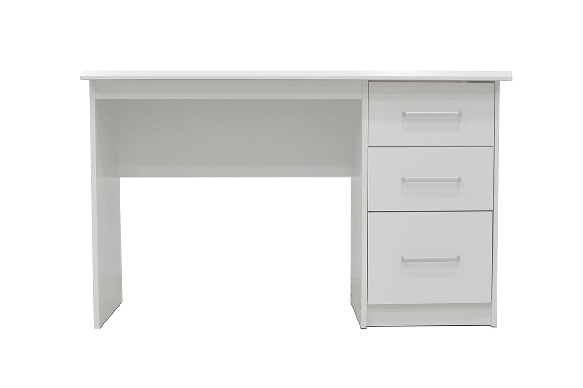 Bureau Mateo 3 tiroirs Blanc