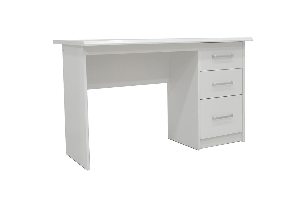 Bureau Mateo 3 tiroirs Blanc