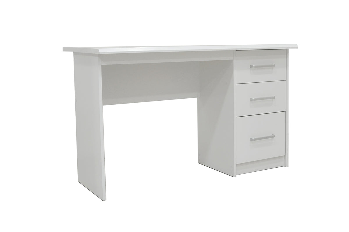 Bureau Mateo 3 tiroirs Blanc