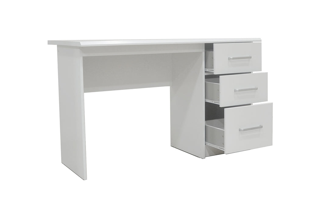 Bureau Mateo 3 tiroirs Blanc
