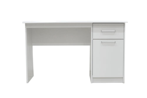Bureau Milou 1 tiroir 1 porte Blanc