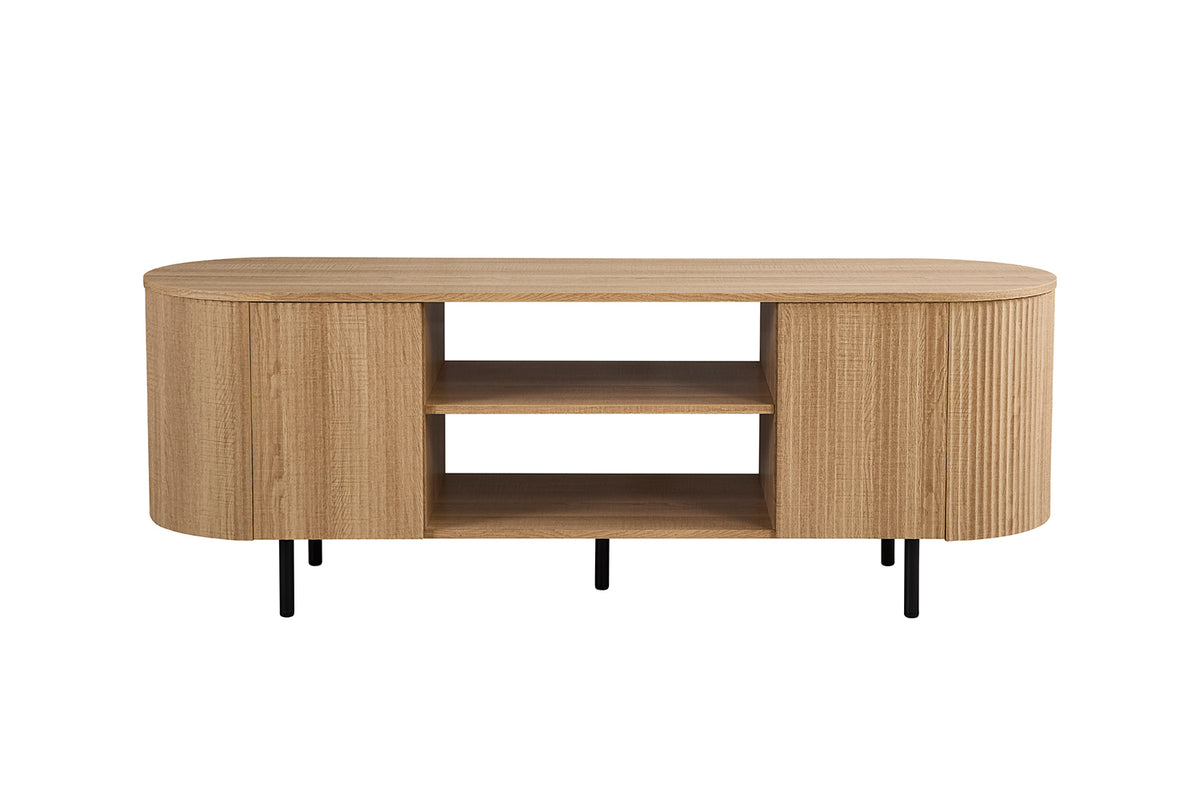 Meuble TV Lagos 160 cm effet chêne Naturel