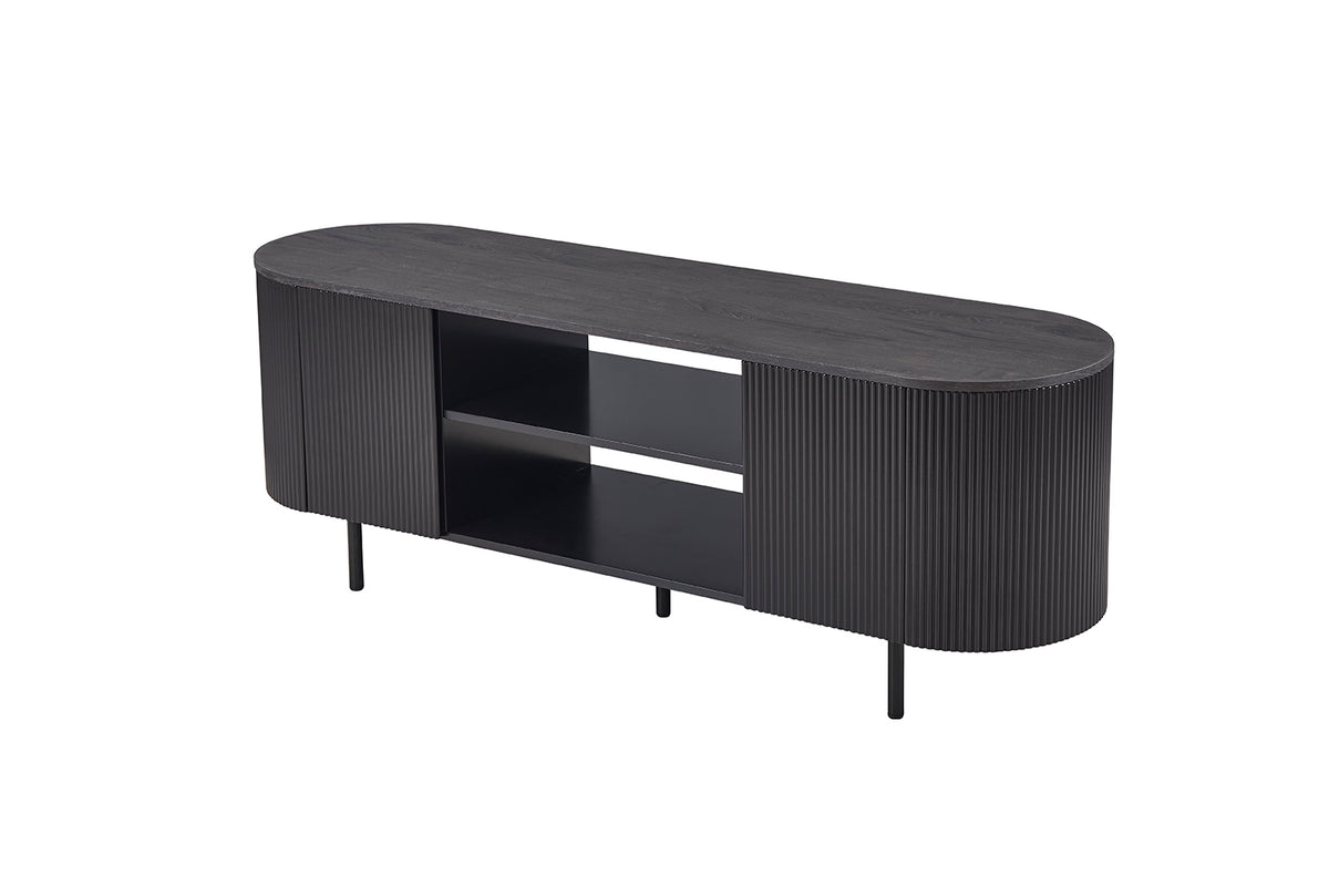 Meuble TV Lagos 160 cm finition Brun foncé