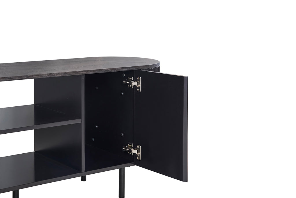 Meuble TV Lagos 160 cm finition Brun foncé