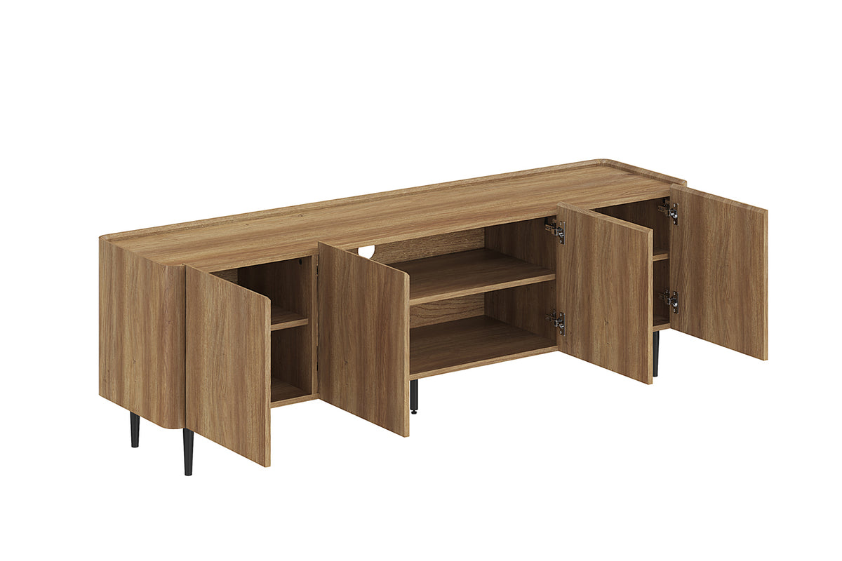 Meuble TV Kyoto 170 cm effet chêne Naturel