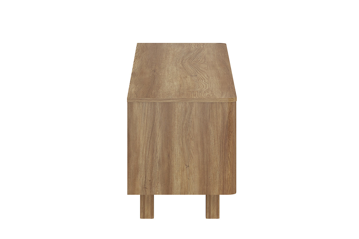 Meuble TV Malibu 170 cm effet chêne Naturel