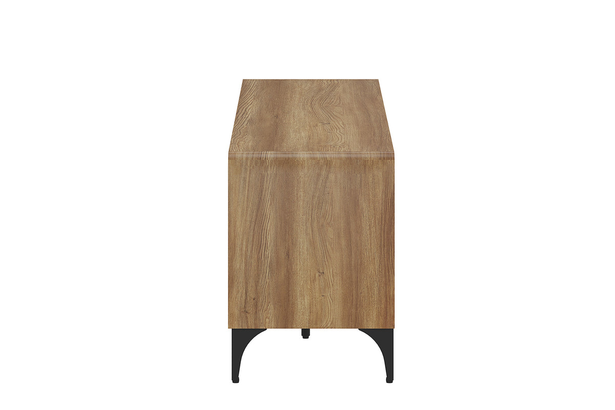 Meuble TV Florence 170 cm effet chêne Naturel